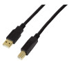 Kabel aktywny USB 2.0 AM/BM 10m czarny -777813