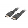 Kabel HDMI-HDMI M/M v2.0 5m czarny płaski-7812468