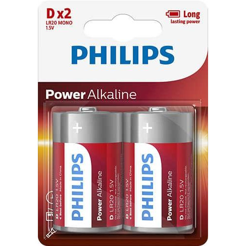 Baterie Power Alkaline D 2szt. blister (LR20)-777756