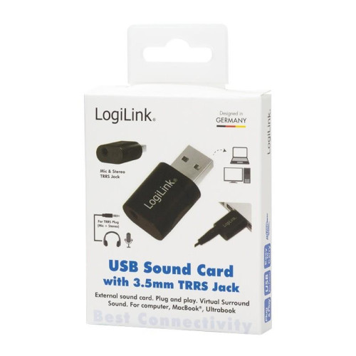 Karta dźwiękowa USB 2.0 3.5mm TRRS jack-777872