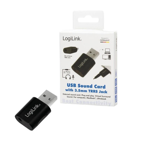 Karta dźwiękowa USB 2.0 3.5mm TRRS jack-777873