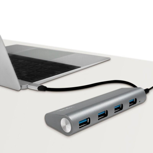 Hub 4xUSB 3.1, USB-C, aluminiowa obudowa-777945