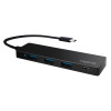 Hub USB-C 3.1 4-porty ultra slim, czarny -778177
