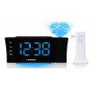 Radiobudzik z projektorem i ładowaniem USB CRP81USB-778670