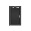 Szafa wisząca 10 cali 9U 280x310mm czarna -778991