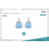 Patch cord kat.5e UTP, CU, AWG 26/7 1m Szary-7804140