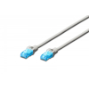 Patch cord kat.5e UTP, CU, AWG 26/7 5m Szary -7804199
