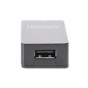 Przedłużacz/Extender USB 1.1 po skrętce Cat.5e/6 UTP/SFP do 45m, czarny, 20cm-7804271