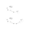 Zestaw pasywnych kabli PoE FastEthernet 10/100Mbps DC 5.5mm/2.1mm-7804329