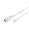 Kabel połączeniowy Displayport 1080p 60Hz FHD Typ miniDP/DP M/M 3m Biały-7804488
