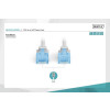 Patch cord kat.5e UTP CU AWG 26/7 0,25m Szary-7804530