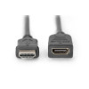 Kabel przedłużający HDMI HighSpeed z Ethernetem 1080p 60Hz FHD Typ HDMI A/HDMI A M/Ż 5m czarny-7804567