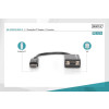 Kabel adapter Displayport z zatrzaskiem 1080p 60Hz FHD Typ DP/DSUB15 M/Ż 0,15m Czarny-7804585