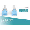 Patch cord U/UTP kat.5e PVC 0,5m szary-7804833