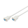 Kabel połączeniowy RS232 null-modem Typ DSUB9/DSUB9 Ż/Ż 3m Szary-7805226