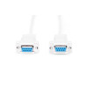 Kabel połączeniowy RS232 null-modem Typ DSUB9/DSUB9 Ż/Ż 3m szary-7805227