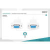 Kabel połączeniowy RS232 null-modem Typ DSUB9/DSUB9 Ż/Ż 3m szary-7805228