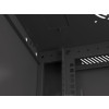 Szafa instalacyjna wisząca 19 12U 600X450mm czarna (drzwi szklane)-7805721