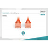 Patch cord U/UTP kat.6 PVC 0,5m Czerwony-7806014