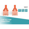 Patch cord U/UTP kat.6 PVC 0,5m Czerwony-7806016