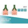 Patch cord U/UTP kat.6 PVC 1m Zielony-7806035