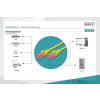 Patch cord U/UTP kat.6 PVC 2m Żółty-7806068