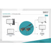 Kabel połączeniowy DVI-D DualLink WQXGA 30Hz Typ DVI-D (24+1)/DVI-D (24+1) M/M 3m czarny-7806280