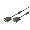 Kabel połączeniowy DVI-D DualLink WQXGA 30Hz HD Typ DVI-D (24+1)/DVI-D (24+1) M/M 10m Czarny-1042038