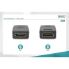 Adapter HDMI HighSpeed z Ethernetem 4K 60Hz UHD Typ HDMI A/HDMI A Ż/Ż czarny-7806306