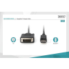 Kabel adapter Displayport z zatrzaskiem 1080p 60Hz FHD Typ DP/DVI-D (24+1) M/M 3m czarny-7806353