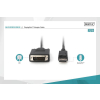 Kabel adapter Displayport z zatrzaskiem 1080p 60Hz FHD Typ DP/DVI-D (24+1) M/M 5m czarny-7806359