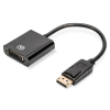 Kabel adapter Displayport z zatrzaskiem 1080p 60Hz FHD Typ DP/DVI-I (24+5) M/Ż 0,15m Czarny-7806362