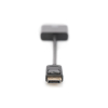 Kabel adapter Displayport z zatrzaskiem 1080p 60Hz FHD Typ DP/DVI-I (24+5) M/Ż 0,15m czarny-7806365