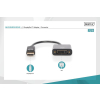 Kabel adapter Displayport z zatrzaskiem 1080p 60Hz FHD Typ DP/DVI-I (24+5) M/Ż 0,15m czarny-7806366