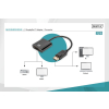Kabel adapter Displayport z zatrzaskiem 1080p 60Hz FHD Typ DP/DVI-I (24+5) M/Ż 0,15m czarny-7806367