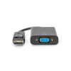 Kabel adapter Displayport z zatrzaskiem 1080p 60Hz FHD Typ DP/DSUB15 M/Ż 0,15m Czarny-7806370