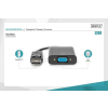 Kabel adapter Displayport z zatrzaskiem 1080p 60Hz FHD Typ DP/DSUB15 M/Ż 0,15m Czarny-7806373