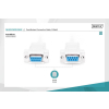 Kabel połączeniowy RS232 null-modem Typ DSUB9/DSUB9 Ż/Ż 1,8m Szary-7806400