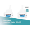 Kabel połączeniowy RS232 null-modem Typ DSUB9/DSUB9 Ż/Ż 1,8m Szary-7806402