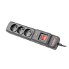 Listwa przeciwprzepięciowa M3 Multi 4.5m czarna (3 gniazda)-7807182