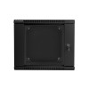 Szafa instalacyjna wisząca dwusekcyjna 19'' 9U 600X600mm czarna-7807283