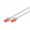 Patch cord nieekranowany U/UTP Kat.6 AWG 26/7 miedź LSOH 10,0m Szary -7807451