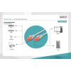 Patch cord nieekranowany U/UTP Kat.6 AWG 26/7 miedź LSOH 10,0m Szary-7807453