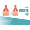 Patch cord nieekranowany U/UTP Kat.6 AWG 26/7 miedź LSOH 0,5m Czerwony-7807459