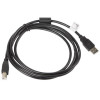 Kabel USB 2.0 AM-BM 1.8M Ferryt czarny-7809005