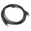 Kabel USB 2.0 AM-BM 3M Ferryt czarny-7809007