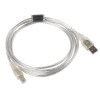 Kabel USB 2.0 AM-BM 5M Ferryt przezroczysty-7809014