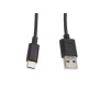 Kabel USB-C -> USB-A M/M 1M 2.0 czarny-7809041