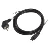 Kabel zasilający Laptop (MIKI) IEC 7/7 - IEC 320 C5 3M VDE czarny-7809079