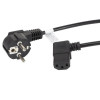 Kabel zasilający CEE 7/7 - IEC 320 C13 kątowy VDE 1.8M czarny-7809116